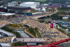 View over the Olympic Park from Orbit