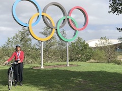 Ready for off at the Olympic Rings and Velopark